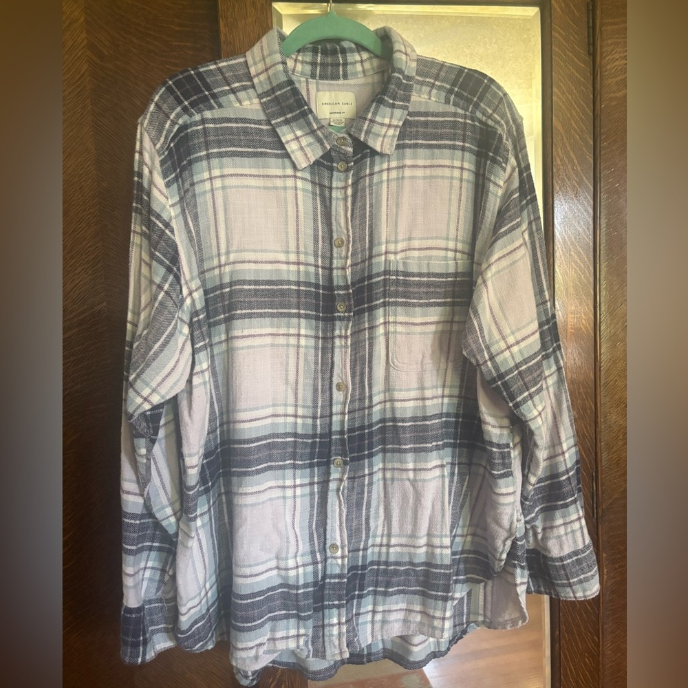 American Eagle boyfriend fit flannel